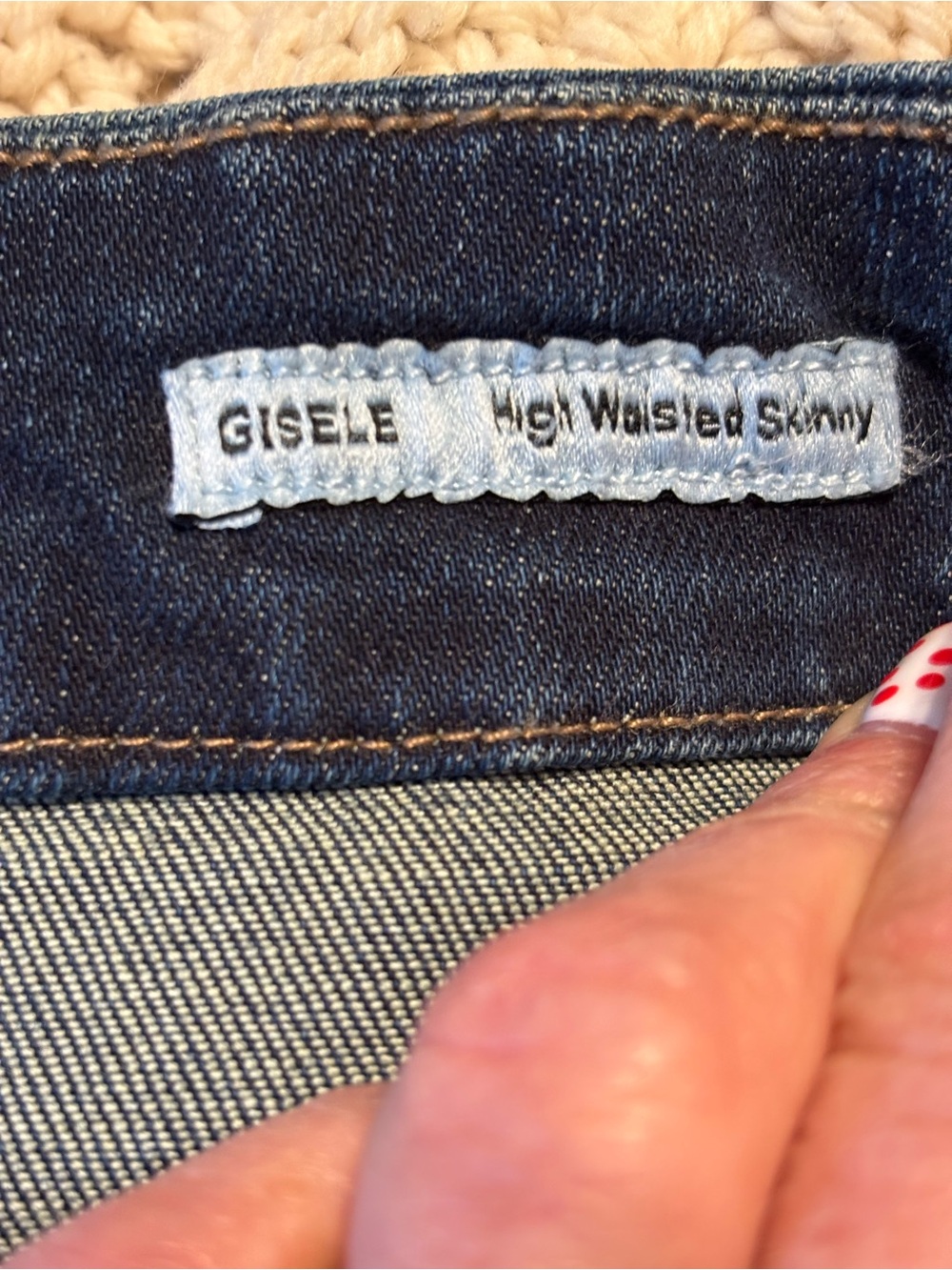 NEW!! Dear John Women’s Sz 31 Gisele High Waisted Skinny Stretch Denim Jeans - Picture 4 of 11